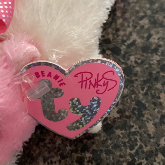 Ty Beanie Babies Pinky’s Exclusive Rosa Guinea Pig Rare Vintage Collect Plush - Picture 2 of 4